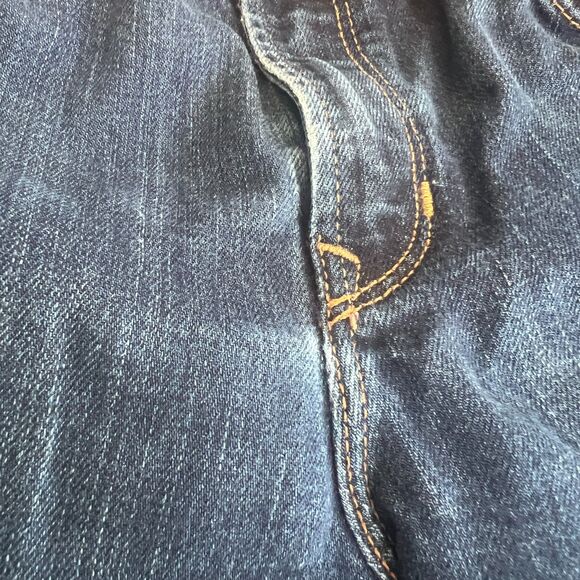GAP Long & Lean Trouser Denim Blue Jeans Flare Size 30R - Picture 11 of 11